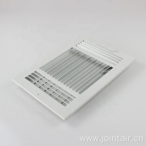 HVAC Steel Heating Wall Air Register with damper